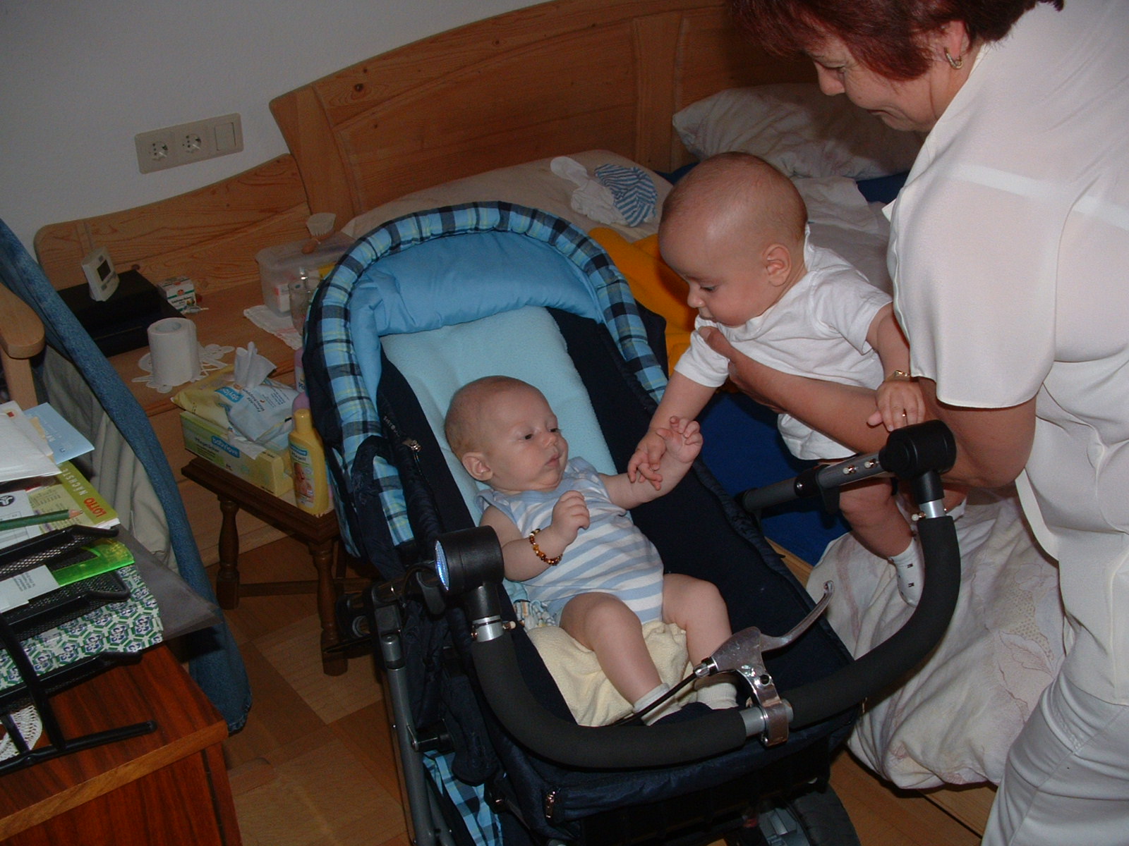 Raphi und Kumpel Andre